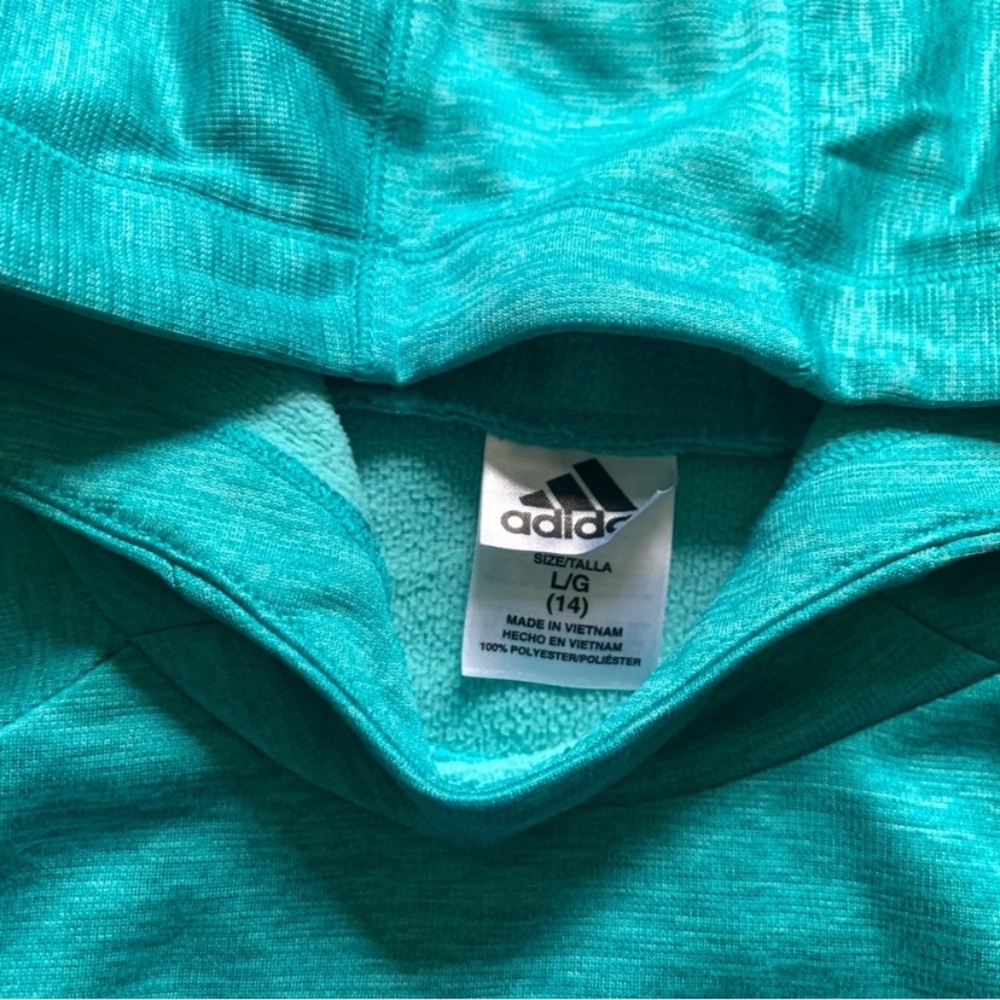 Girls ADIDAS LOT Hooded Sweatshirt/Zip Up Bundle•Size 10/12/14 - Picture 11 of 12